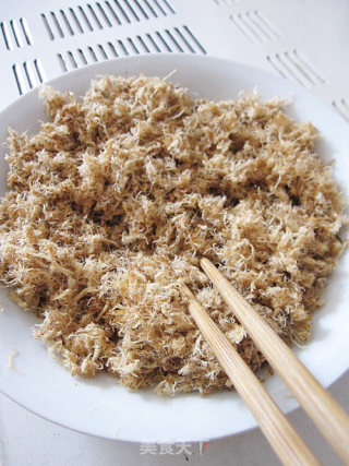 海苔肉松面包卷准备篇之一：DIY原味肉松的做法步骤：11