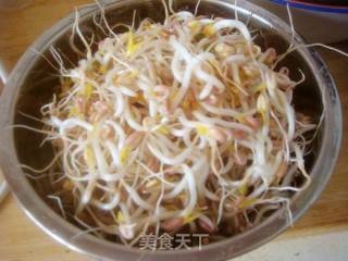 绿豆芽韭菜炒木耳的做法步骤：2