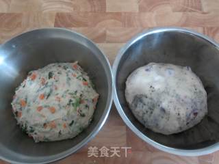 全麦野菜贝果&紫薯芝麻贝果的做法步骤：6