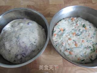 全麦野菜贝果&紫薯芝麻贝果的做法步骤：7