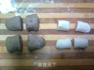 怪味紫薯酥饼——第一次用平底锅做的酥饼的做法步骤：2