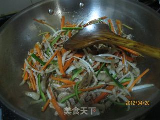 炒三丝的做法步骤：4