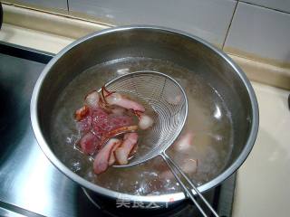 西芹香干炒腊味的做法步骤：3