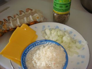 芝士焗龙虾的做法步骤：3