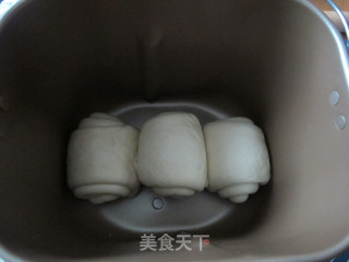 面包机版高级奶香吐司的做法步骤：7