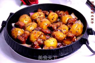 酒香铁板土豆仔的做法步骤：15