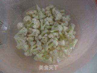 炝菜花的做法步骤：2