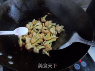 炝菜花的做法步骤：6