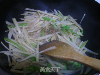 尖椒土豆丝的做法步骤：7