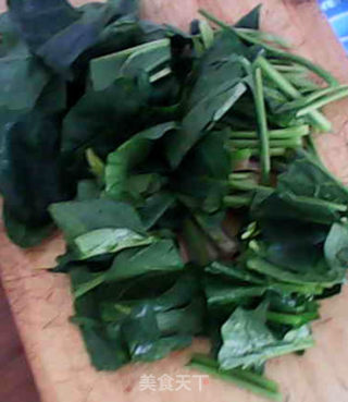 家常鲜汤——菠菜猪肝汤的做法步骤：7