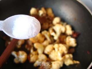 给你的胃加点动力—剁椒菜花粉丝煲的做法步骤：12