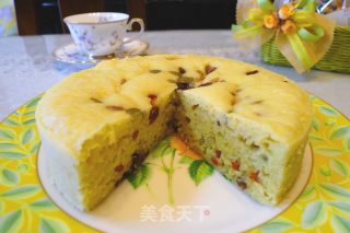 改良版玉米面发糕的做法步骤：9