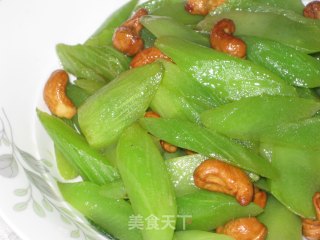 腰果炒莴苣的做法步骤：6