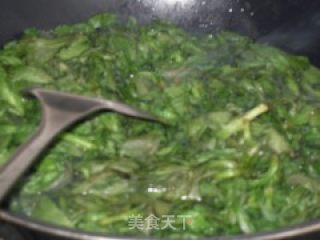 蓬蒿拌香干的做法步骤：2
