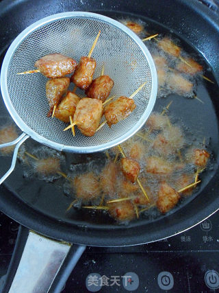 牙签肉 （家庭自制小零食）的做法步骤：8