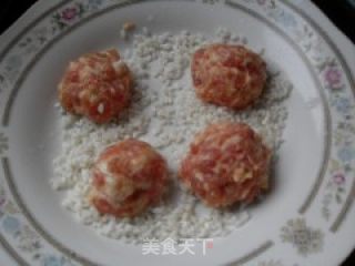 大米做的珍珠丸子的做法步骤：8