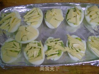 蒜香芝士焗蛋--几个白煮蛋引发的联想的做法步骤：9