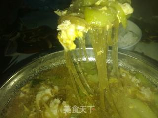 丝瓜鸡蛋粉条汤的做法步骤：14