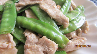 滑炒肉片荷兰豆的做法步骤：12