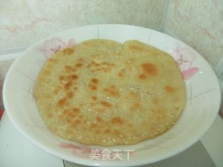 玉米面芝麻饼的做法步骤：9