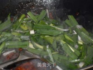 大蒜炒猪肝的做法步骤：6