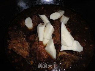 山药香菇烧排骨的做法步骤：6
