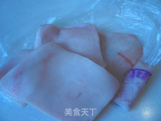 麻将牌肉冻的做法步骤：1