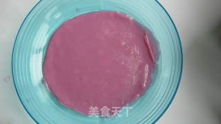 诱人粉色苋菜凉皮的做法步骤：5