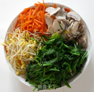 诱人粉色苋菜凉皮的做法步骤：6