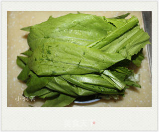 蒜香蚝油油麦菜的做法步骤：2