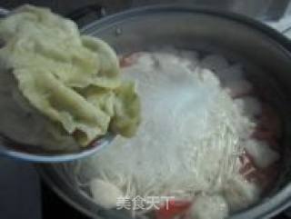 蔬菜面条烩饺子的做法步骤：7