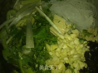 凉拌黄瓜粉丝的做法步骤：4