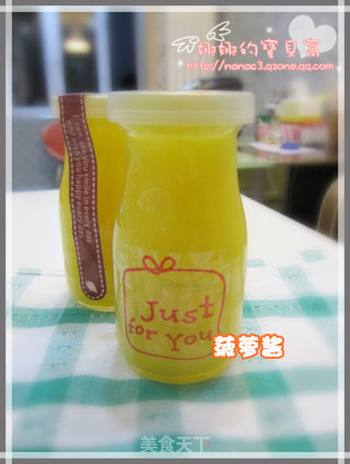 不甜的菠萝怎么吃——菠萝酱的做法步骤：1