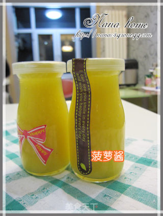 不甜的菠萝怎么吃——菠萝酱的做法步骤：2