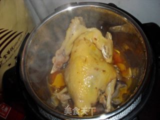 电压锅版盐焗鸡的做法步骤：12