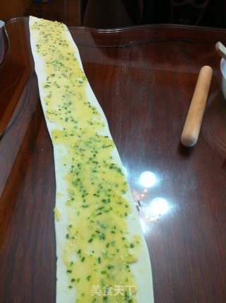 香葱手撕酥饼的做法步骤：5