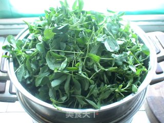 【蛋香苜蓿麦饭】------炒着吃的麦饭的做法步骤：1