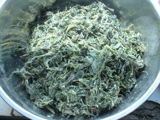 【蛋香苜蓿麦饭】------炒着吃的麦饭的做法步骤：6