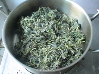 【蛋香苜蓿麦饭】------炒着吃的麦饭的做法步骤：10