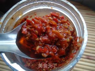 豆豉剁椒炒凉粉的做法步骤：7