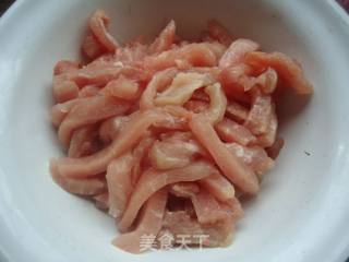 蒜薹炒肉丝的做法步骤：4