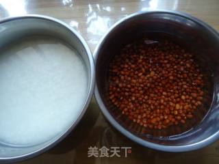 红豆糯米糕的做法步骤：1