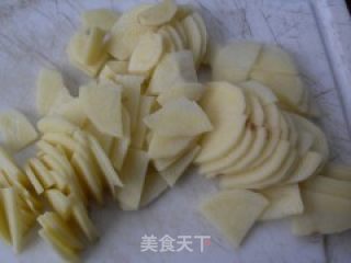 土豆炒肉片的做法步骤：2