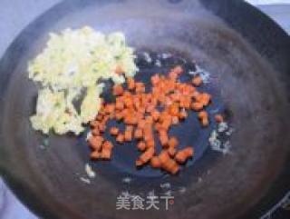 鸡蛋胡萝卜炒毛豆的做法步骤：5