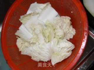 大白菜蒸咸肉的做法步骤：2