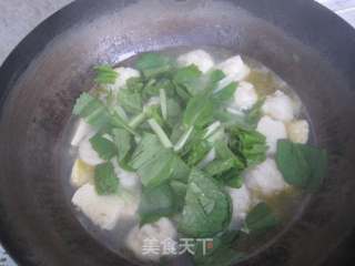 小白菜豆腐鱼丸汤的做法步骤：9