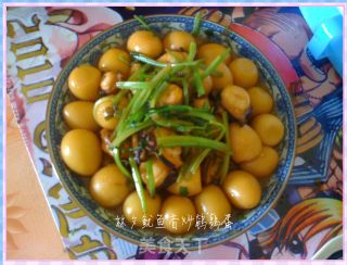 鱿鱼烧鹌鹑蛋的做法步骤：7