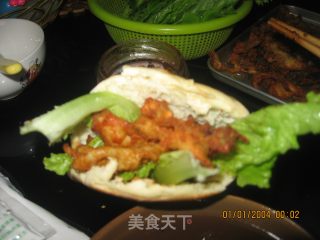 中国式的三明治的做法步骤：15
