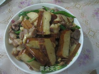 肉炒香干的做法步骤：8