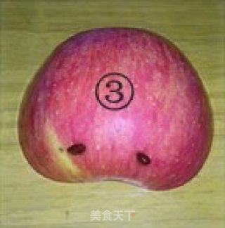 苹果做的萌螃蟹的做法步骤：6